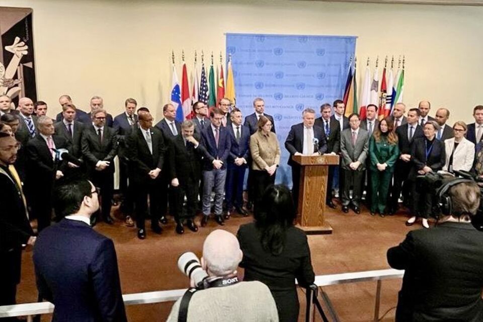 Joint Press Stakeout at the UN on 22 January 2024