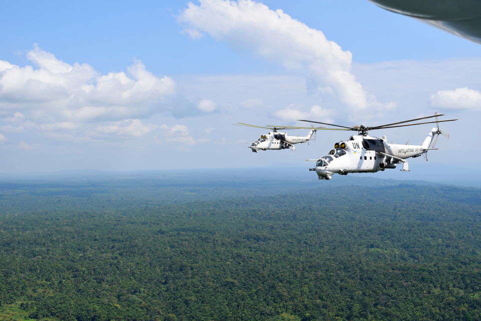 Командувач сил Місії ООН в ДР Конго високо оцінив виконання завдань екіпажами українських вертольотів