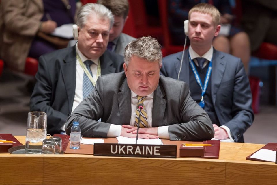 Deputy Minister for Foreign Affairs of Ukraine Mr. Sergiy Kyslytsya visited UN Headquarters