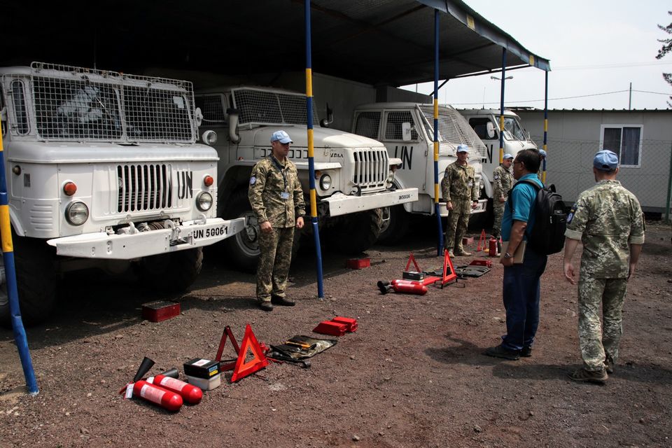 Український національний контингент в ДР Конго успішно пройшов чергову перевірку штабом Місії ООН