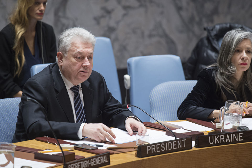 Statement by Volodymyr Yelchenko, Permanent Representative of Ukraine to the UN, at the UN Security Council briefing on the situation in Ukraine