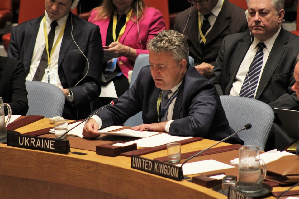 Statement by Deputy Minister for Foreign Affairs of Ukraine Mr. Sergiy Kyslytsya at the Security Council Ministerial Open Debate on Protection of Civilians and Healthcare in Armed Conflict