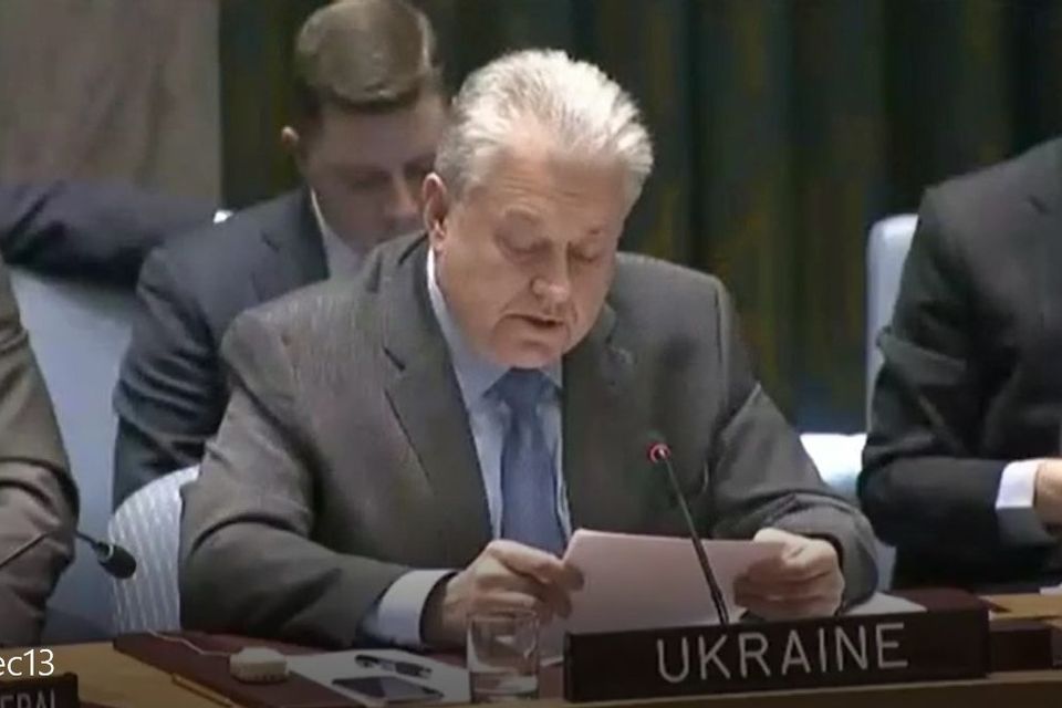 Statement by Ambassador Volodymyr Yelchenko at a UNSC meeting on Syria 