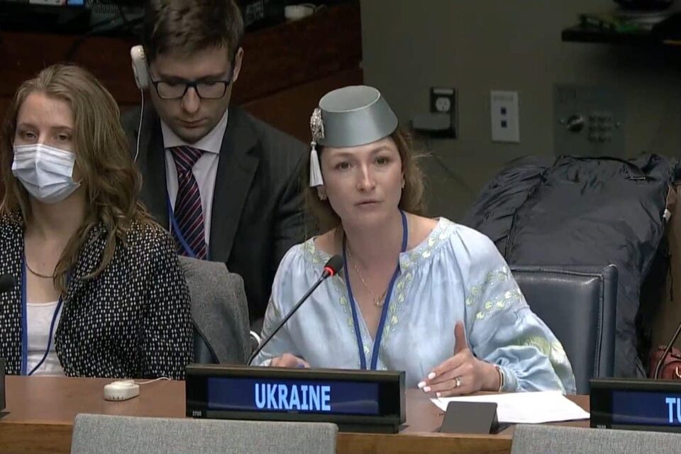 Виступ Першої заступниці Міністра закордонних справ України Еміне Джапарової на 21-й сесії Постійного форуму ООН з корінних народів