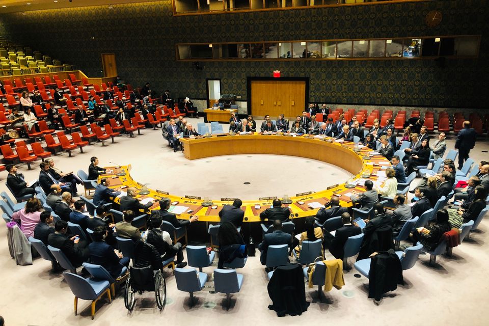 Відео виступу Постійного представника України при ООН В.Єльченка на засіданні РБ ООН щодо ситуації в Україні 