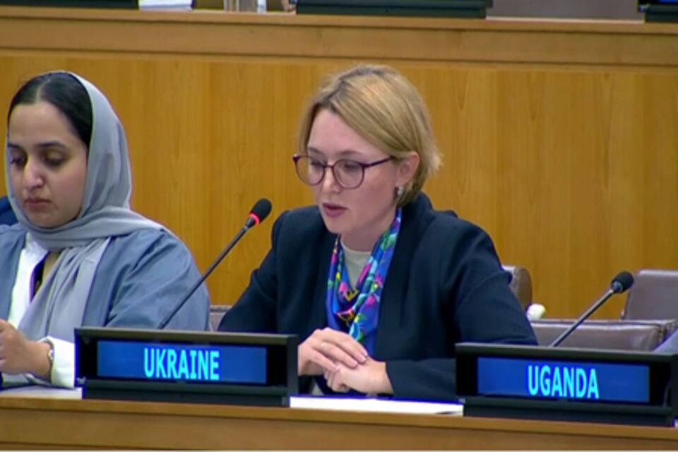 Виступ делегації України з пункту порядку денного "Покращення становища жінок" Третього комітету ГА ООН