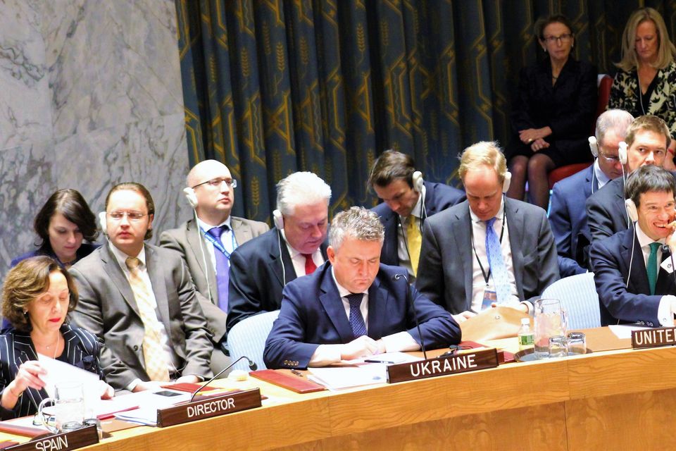 Виступ заступника Міністра закордонних справ України Сергія Кислиці на відкритих дебатах РБ ООН щодо торгівлі людьми в умовах збройних конфліктів