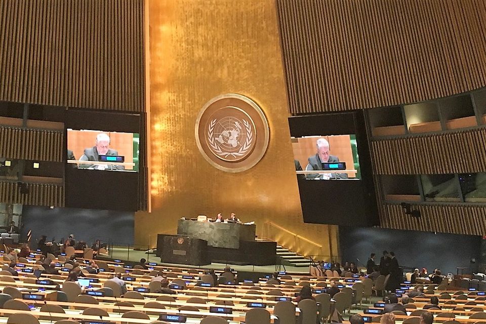 Виступ делегації України перед голосуванням щодо проекту резолюції ГА ООН про співпрацю між ООН та СНД