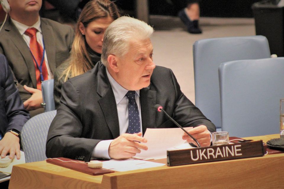 Виступ Постійного представника України при ООН В.Єльченка на засіданні РБ ООН щодо ситуації в Україні 